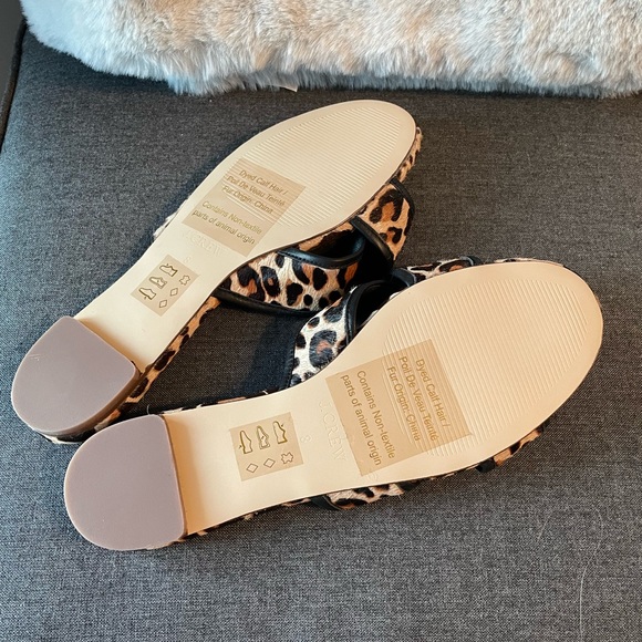 Jcrew Dyed Calf Hair sandals - Picture 4 of 4